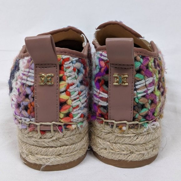 Sam Edelman Tweed Platform Espadrilles Size 6 - Picture 3 of 8